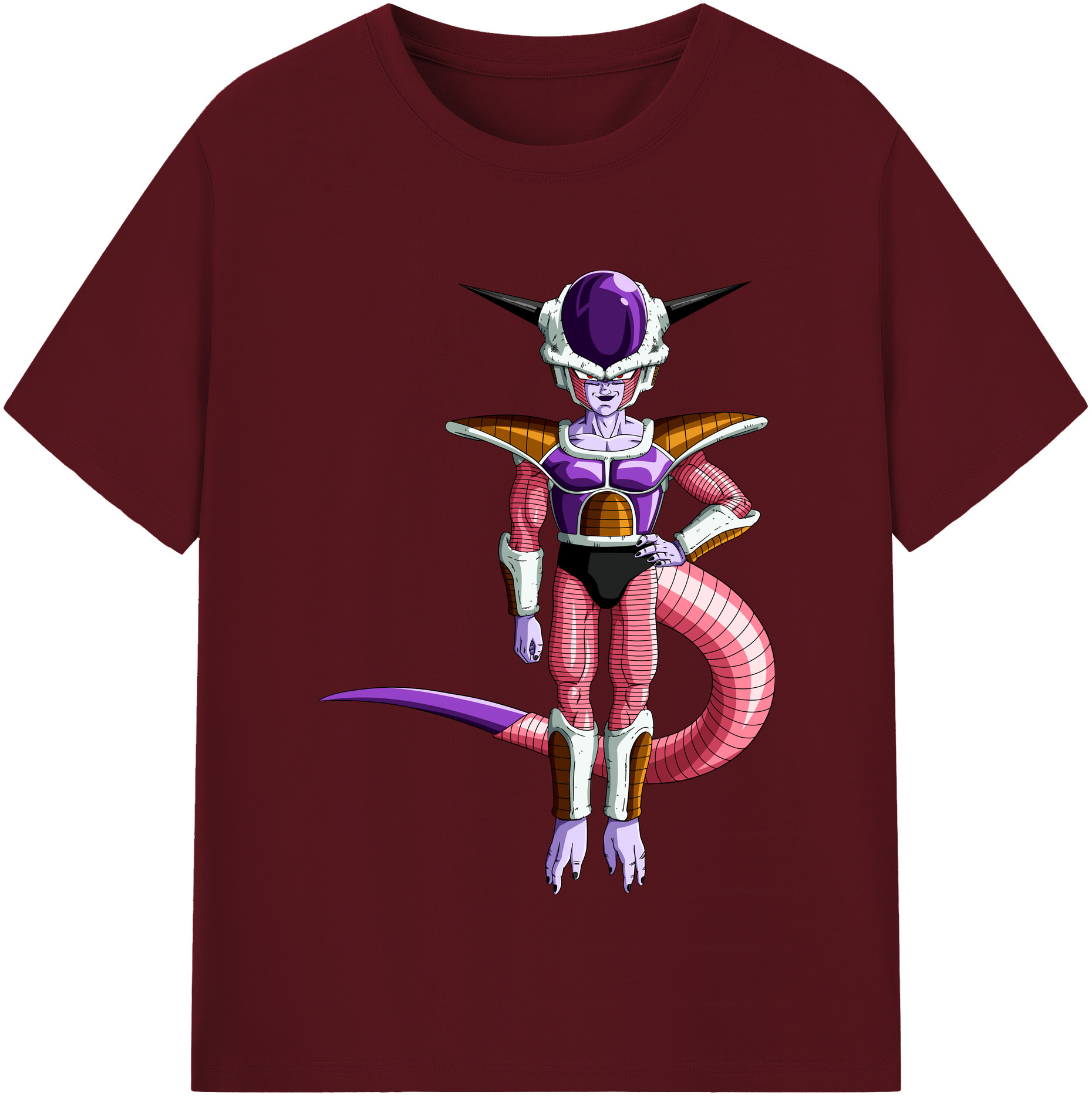 （画像用） ドラゴンボール フリーザ DRAGON BALL Frieza 綿100％半袖Tシャツ（フロントプリント）